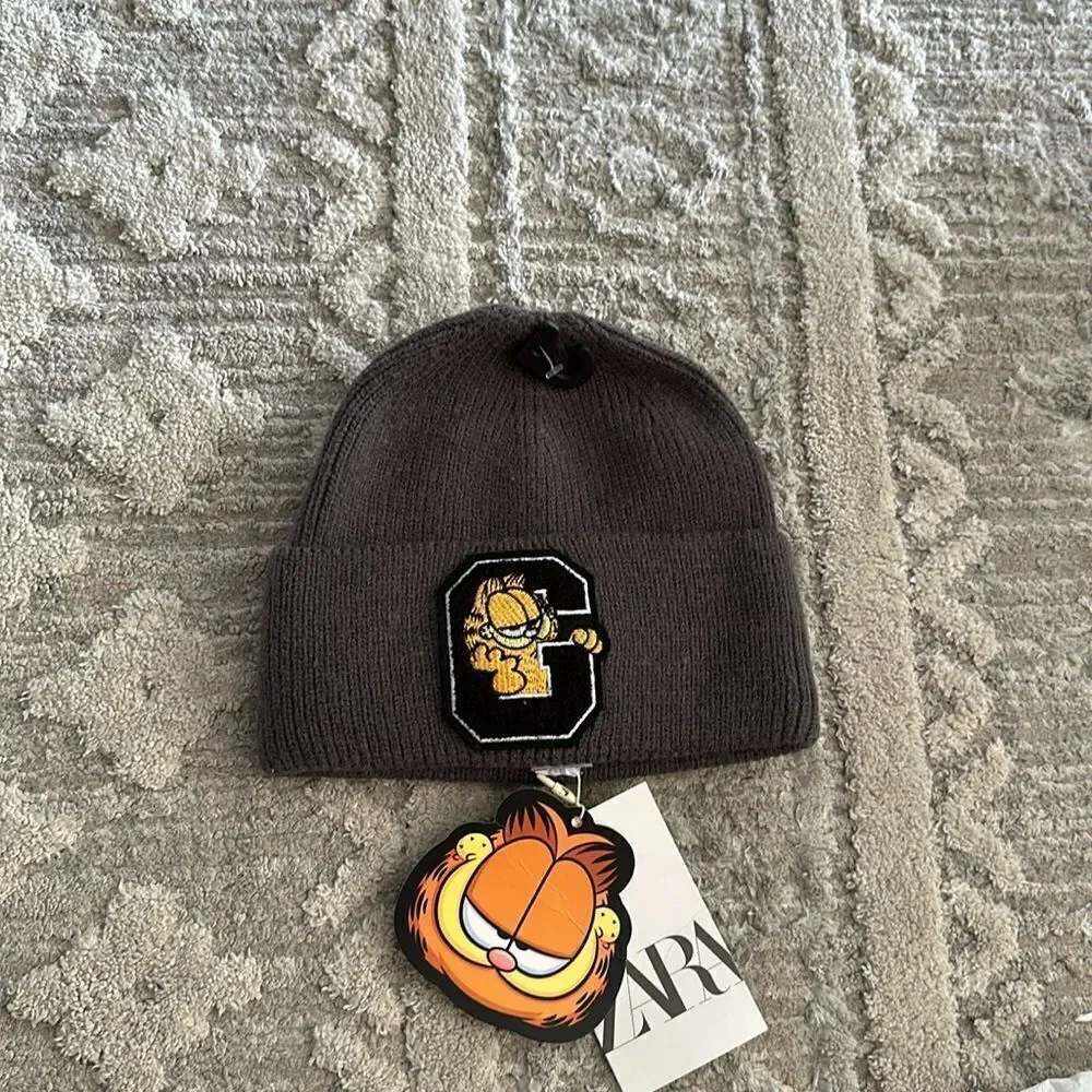 ZARA Kids | Gray | GARFIELD © PAWS INC KNIT HAT